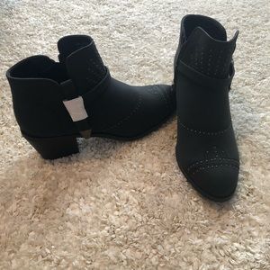 Brand new black stud boots